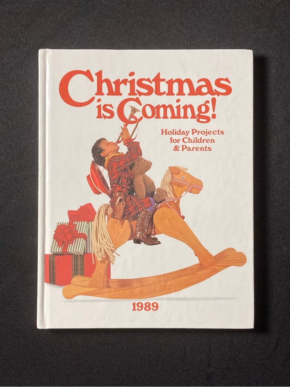 Christmas Is Coming! 1989 by Linda M. Stewart Hardcover Arts & Crafts Book